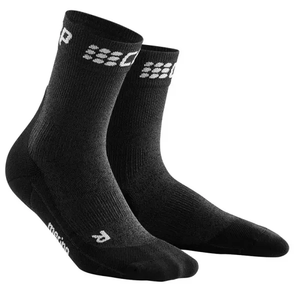 Cep Dámské zimní běžecké ponožky CEP šedo-černé, II