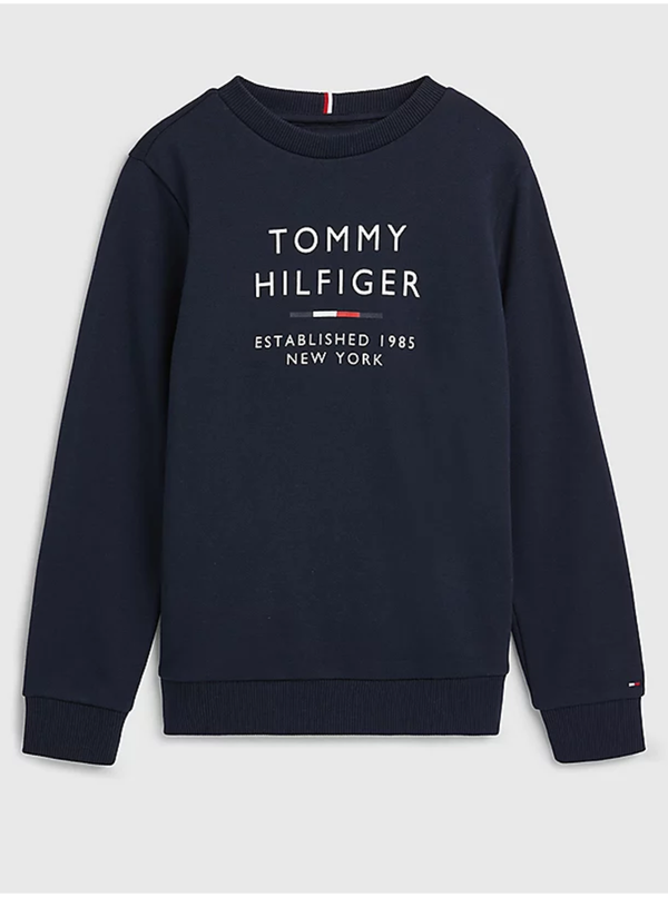 Tommy Hilfiger Dark blue boys' sweatshirt Tommy Hilfiger - Boys