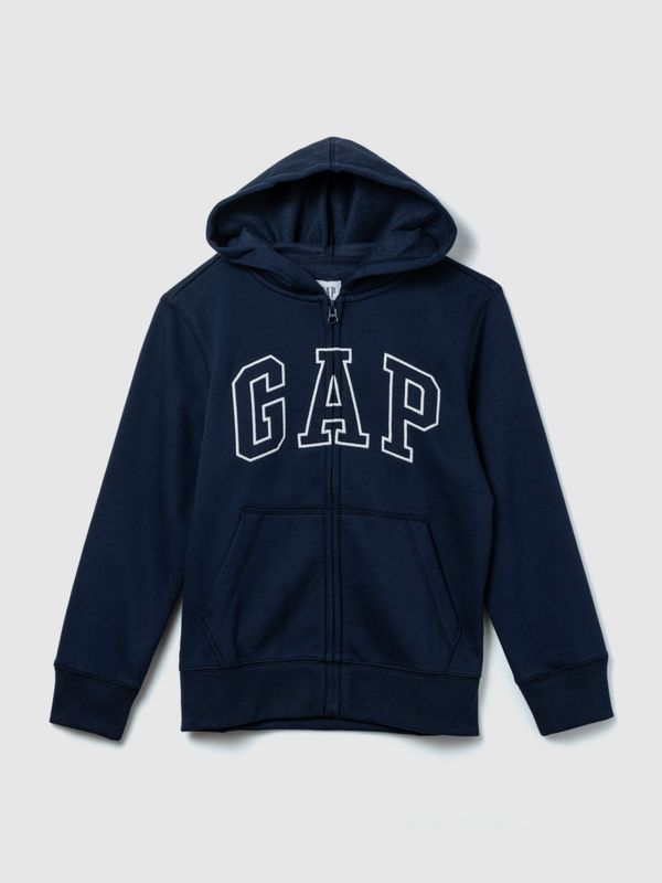 GAP Dark blue boys' sweatshirt with GAP logo