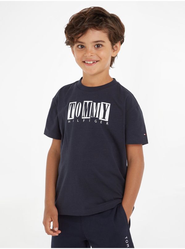 Tommy Hilfiger Dark blue boys T-shirt Tommy Hilfiger - Boys