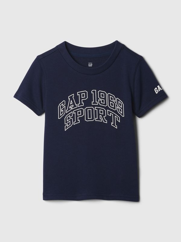 GAP Dark blue boys' T-shirt with GAP logo