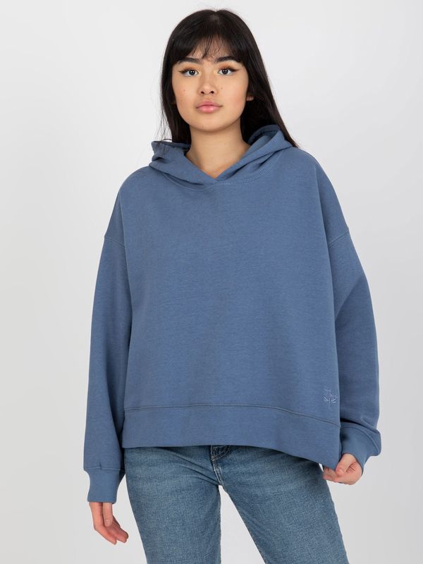 Fashionhunters Dark blue hoodie MAYFLIES