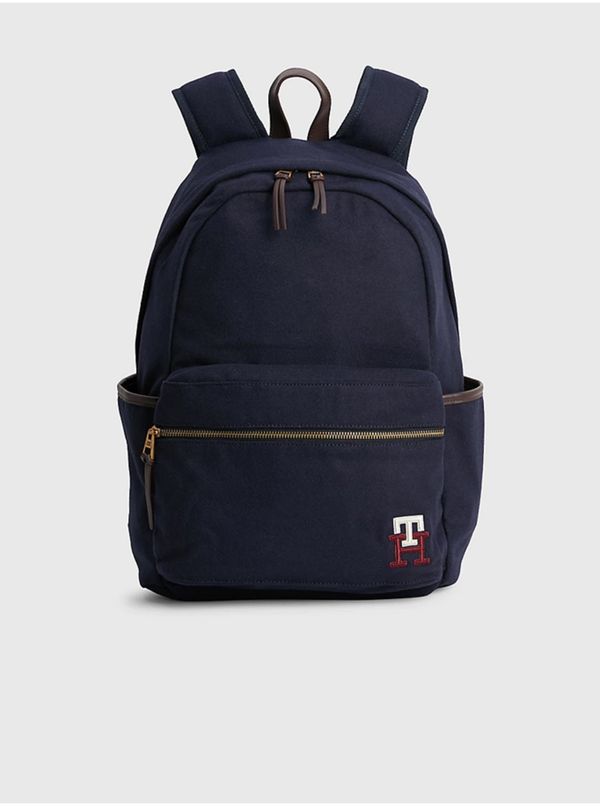 Tommy Hilfiger Dark blue men's backpack with wool Tommy Hilfiger - Men