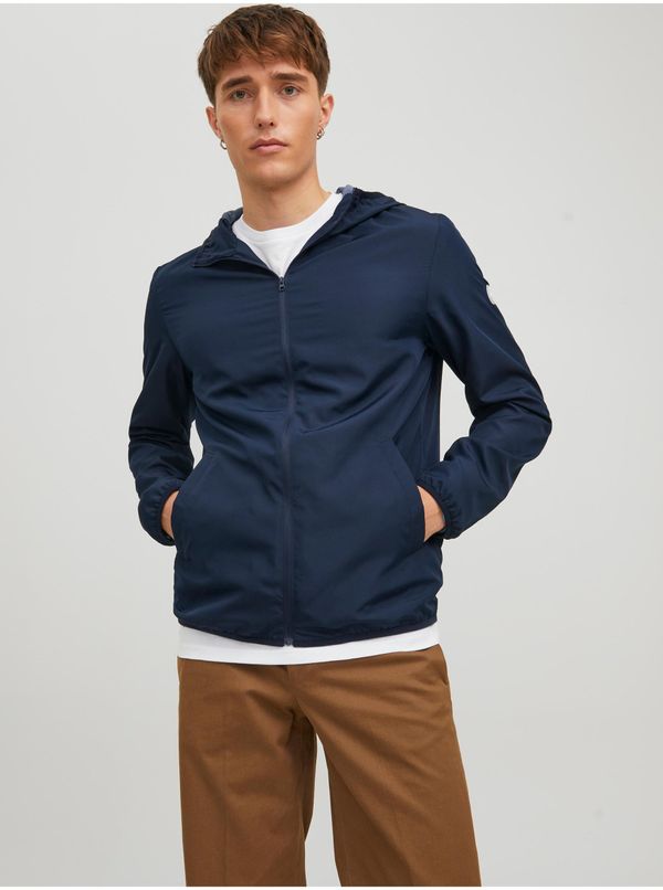 Jack & Jones Dark blue Men's Light Hooded Jack & Jones Cali - Men