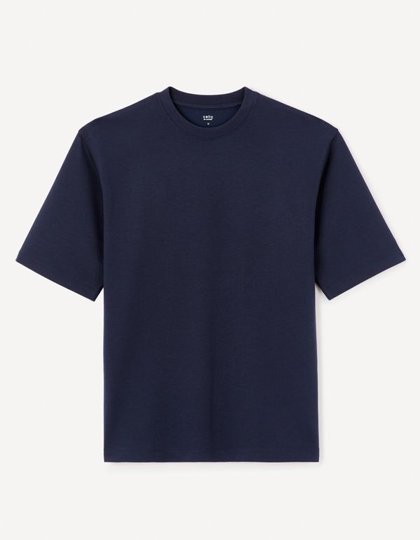 Celio Dark blue men's oversize T-shirt Celio Gehem