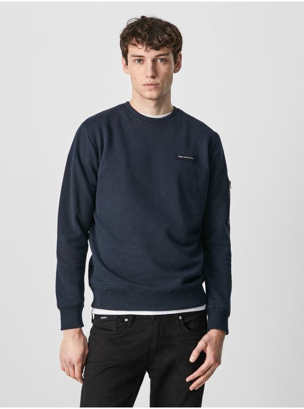 Pepe Jeans Dark blue Mens Sweatshirt Pepe Jeans Devon - Men