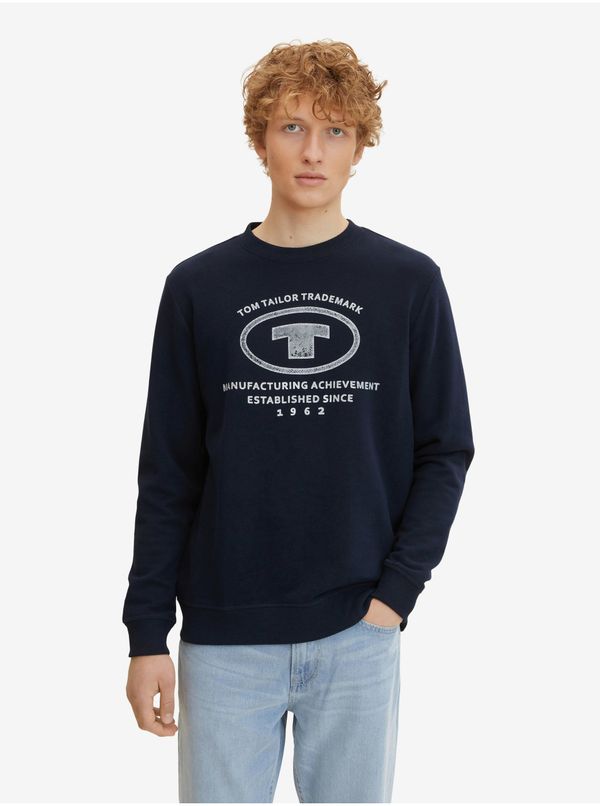 Tom Tailor Dark blue men's sweatshirt Tom Tailor - Men