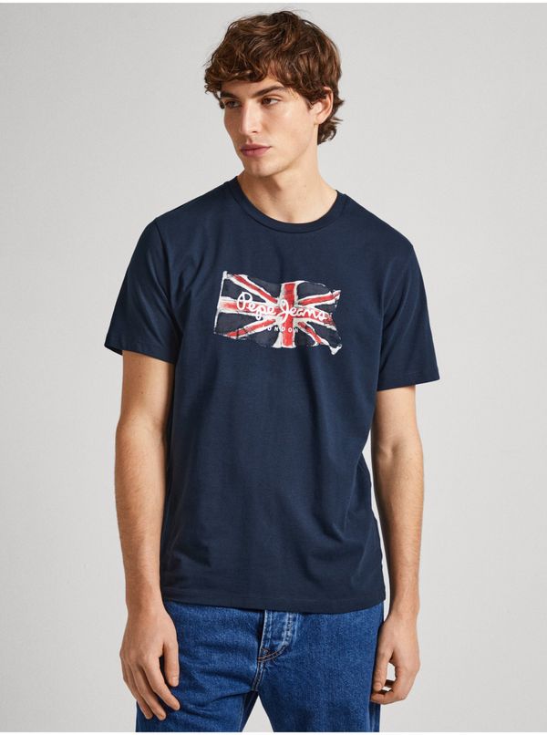 Pepe Jeans Dark blue men's T-shirt Pepe Jeans - Men