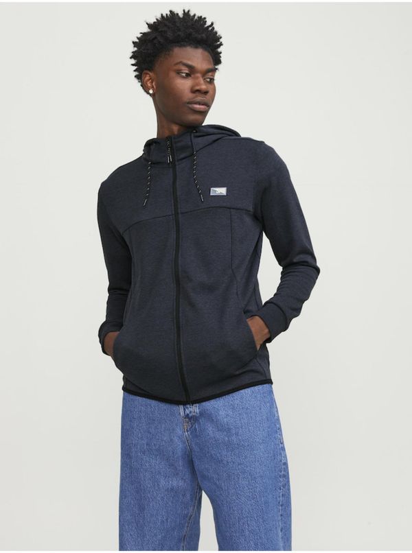 Jack & Jones Dark blue men's zip hoodie Jack & Jones Air - Men's