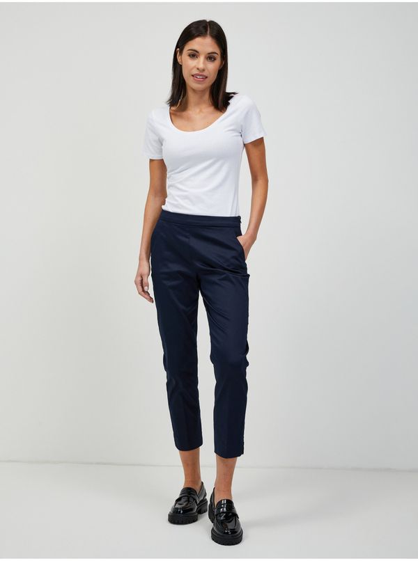 Orsay Dark blue shortened trousers ORSAY - Women