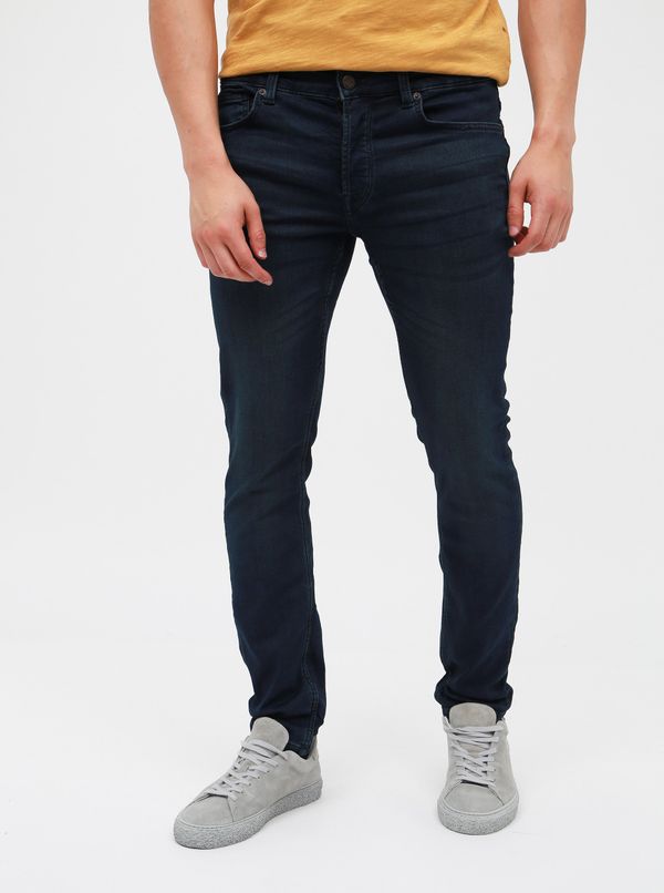 Only Dark Blue Slim Fit Jeans ONLY & SONS Loom