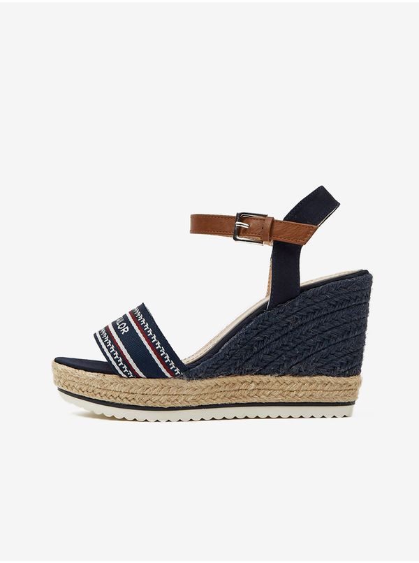 Tom Tailor Dark blue Tom Tailor Women's Wedge Sandals - Women