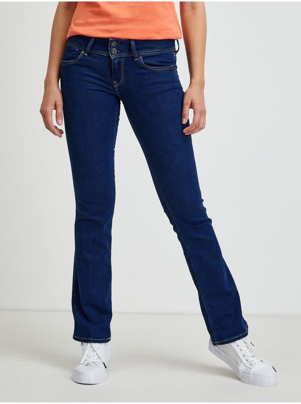 Pepe Jeans Dark Blue Women's Flared Fit Jeans Jeans Grace - Women