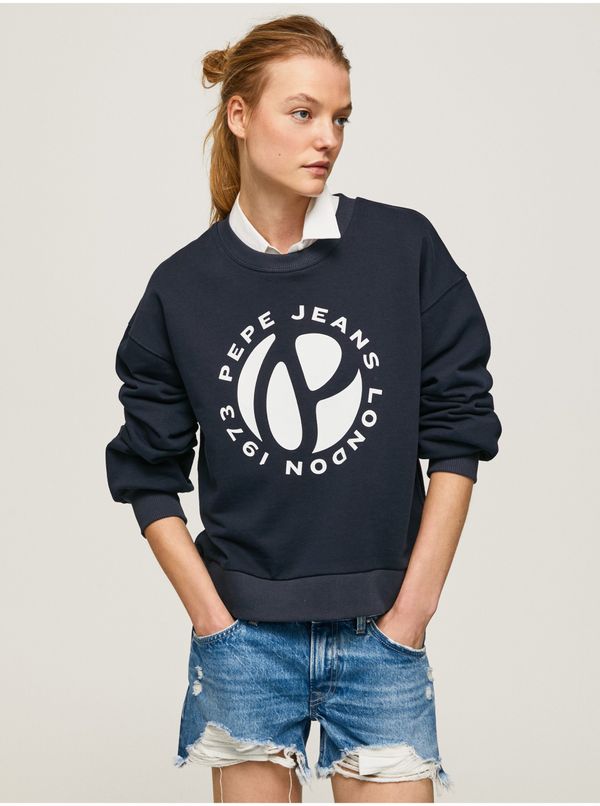 Pepe Jeans Dark blue Womens Sweatshirt Pepe Jeans - Women