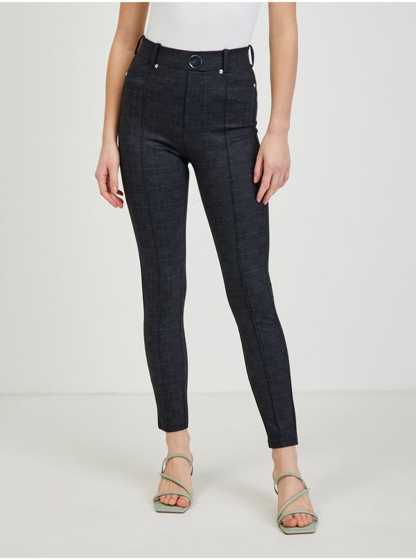 Orsay Dark gray ladies checked trousers ORSAY - Ladies