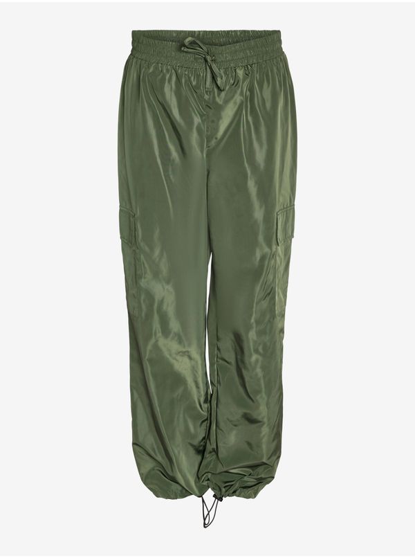 Noisy May Dark Green Women's Trousers Noisy May Sky - Women