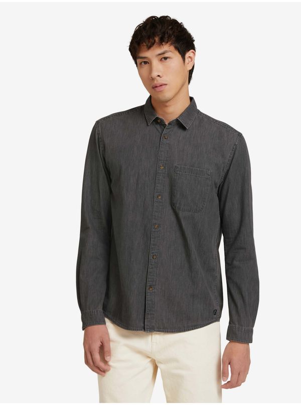 Tom Tailor Dark grey men's shirt Tom Tailor Denim - Men's