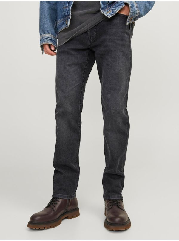 Jack & Jones Dark Grey Men's Slim Fit Jeans Jack & Jones Mike - Men's