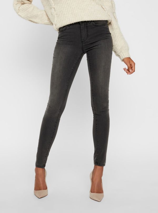 Vero Moda Dark grey skinny fit jeans VERO MODA Tanya