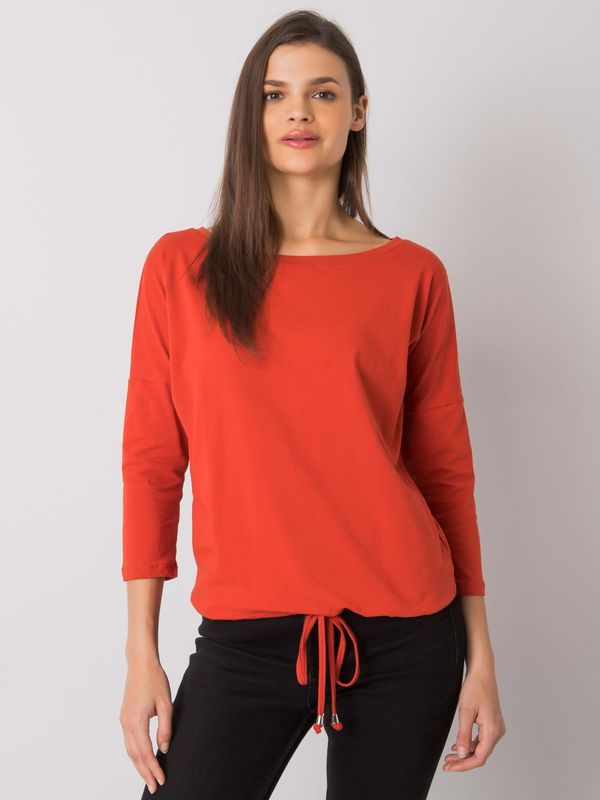 Fashionhunters Dark orange blouse by Fiona
