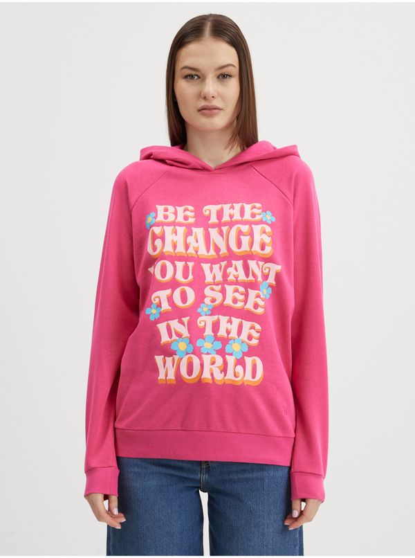 Noisy May Dark pink Ladies Hoodie Noisy May Milly - Women