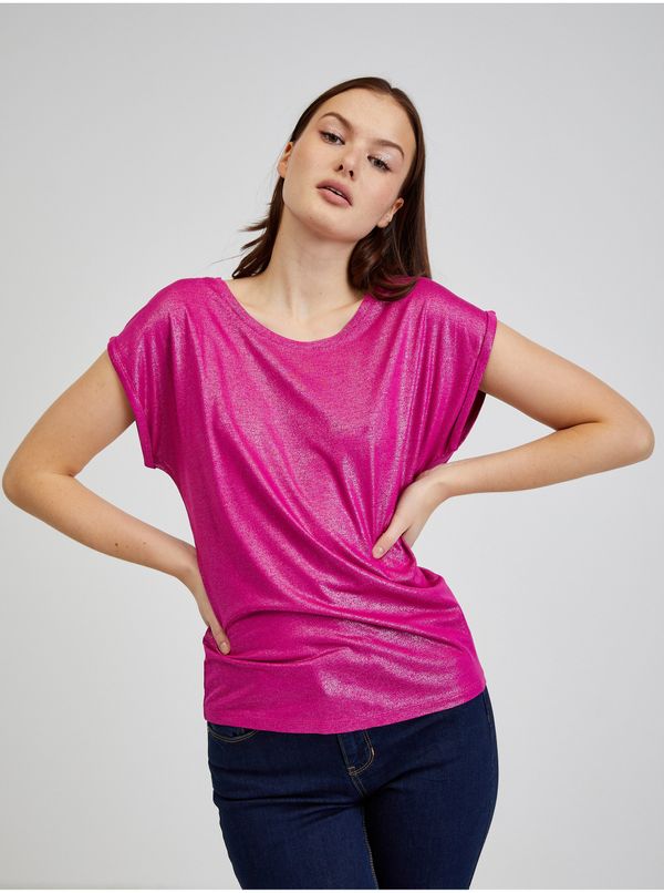 Orsay Dark pink women's T-shirt ORSAY - Women