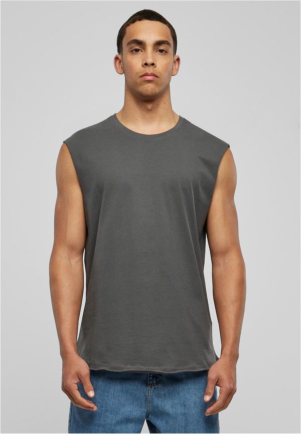 UC Men Dark Shade Sleeveless T-Shirt With Open Brim
