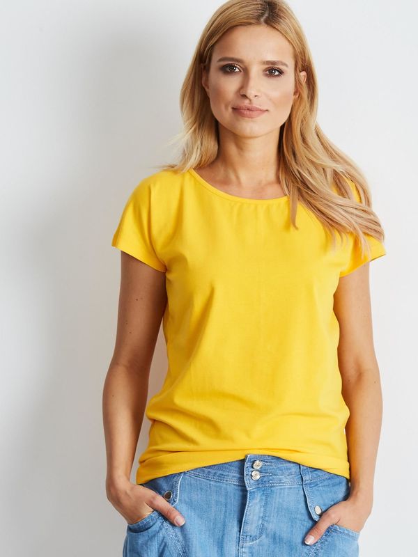 Fashionhunters Dark yellow Circle T-shirt