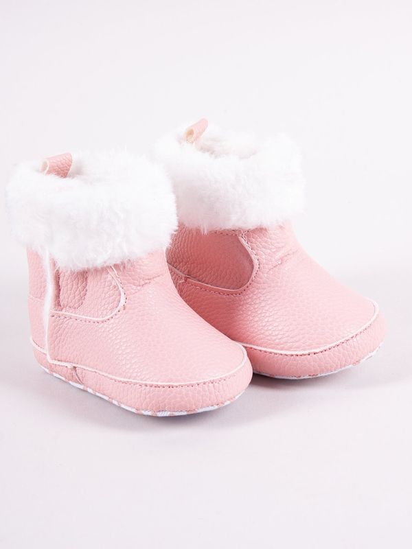 Yoclub Dečije zimske čizme Yoclub Yoclub_Velcro_Strappy_Girls'_Boots_OBO-0185G-0500_Pink