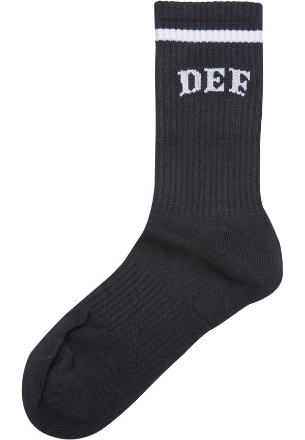 DEF DEF College Socks Black