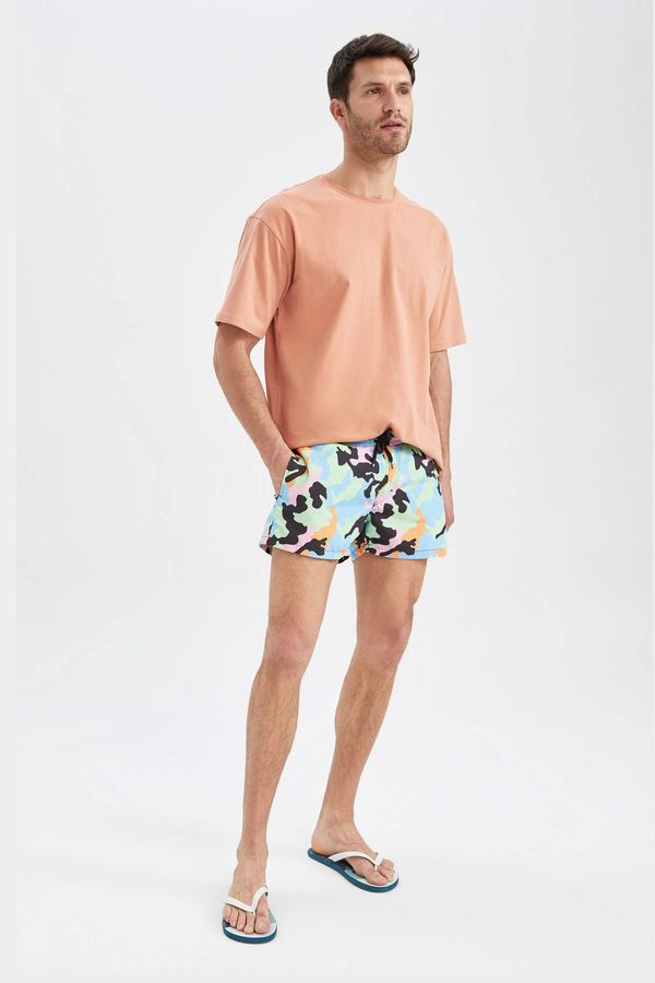 DEFACTO DEFACTO Andy Printed Extra Short Lenght Swimming Short