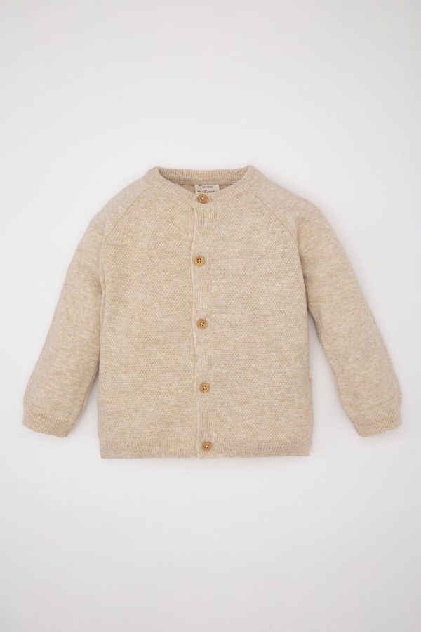 DEFACTO DEFACTO Baby Boy Crew Neck Cardigan