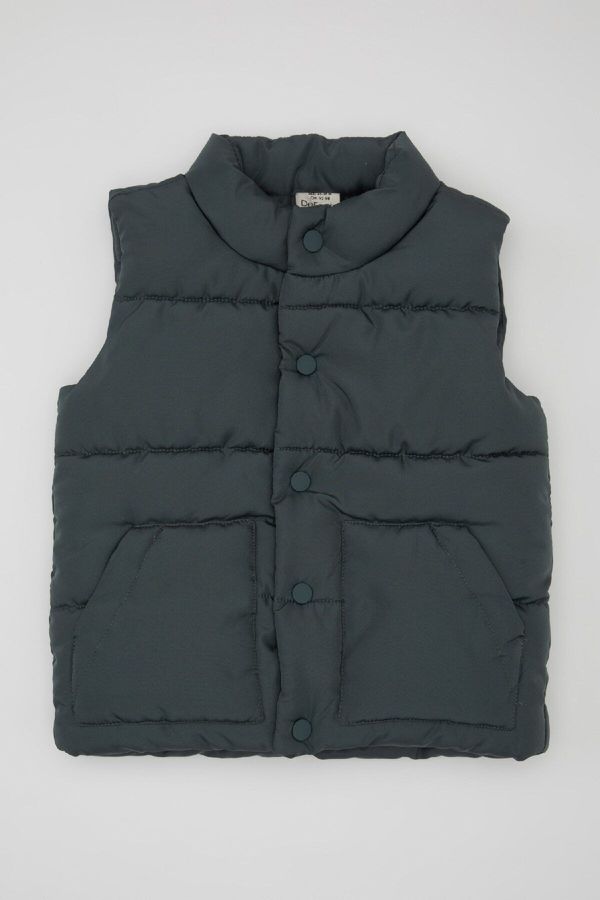 DEFACTO DEFACTO Baby Boy High Collar Puffer Vest