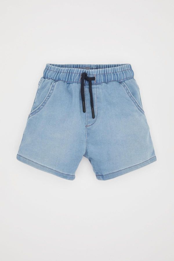 DEFACTO DEFACTO Baby Boy Laced Jean Shorts