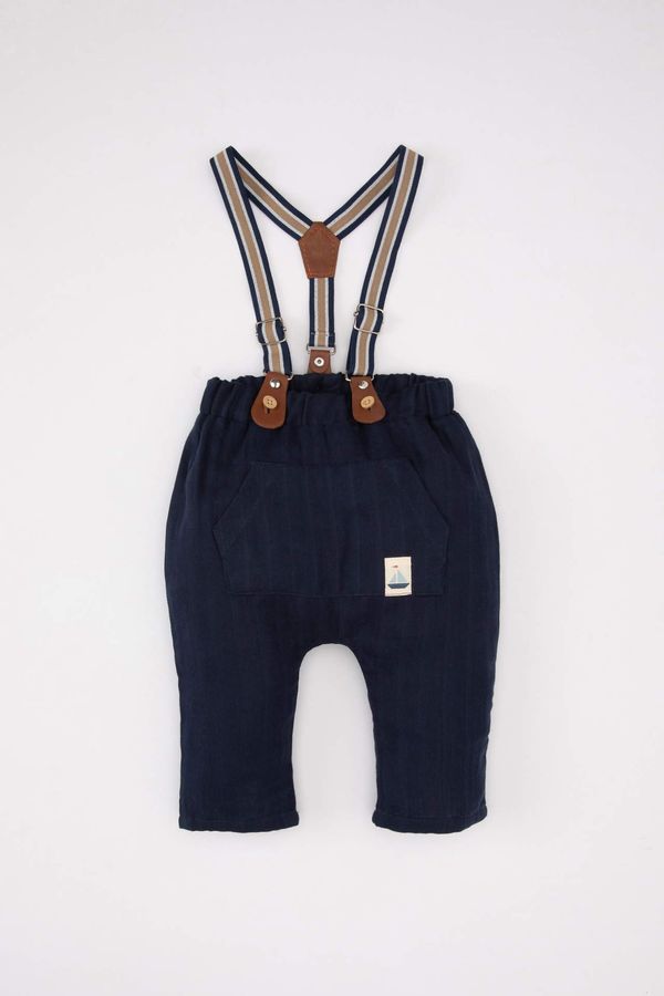DEFACTO DEFACTO Baby Boy Muslin Trousers 2 Piece Set