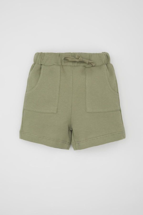 DEFACTO DEFACTO Baby Boy Pocketed Waffle Shorts