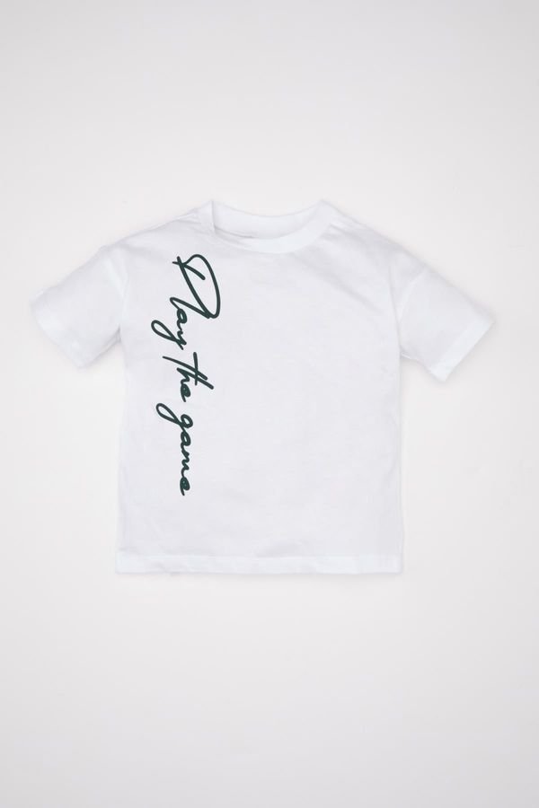 DEFACTO DEFACTO Baby Boy Printed Short Sleeve T-Shirt