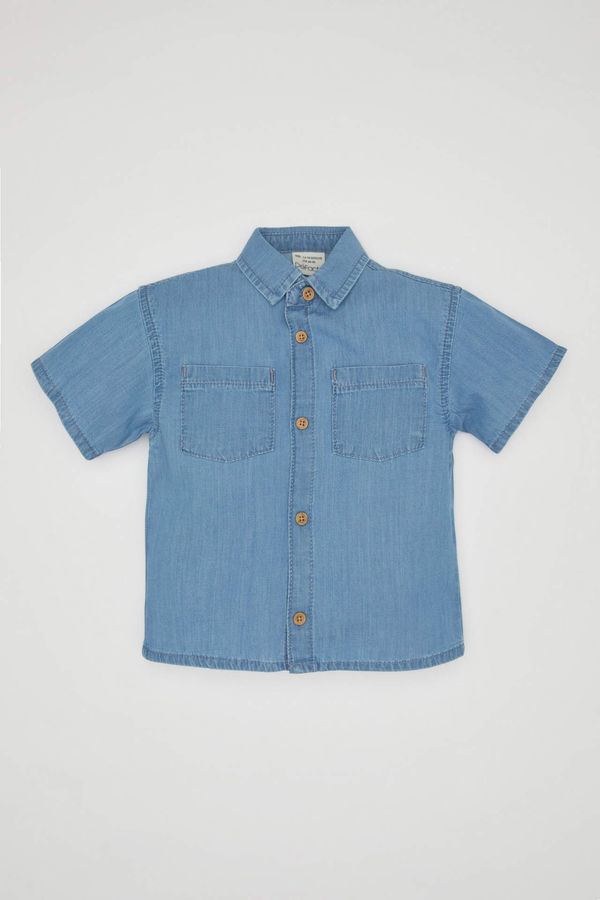 DEFACTO DEFACTO Baby Boy Short Sleeve Jean Shirt