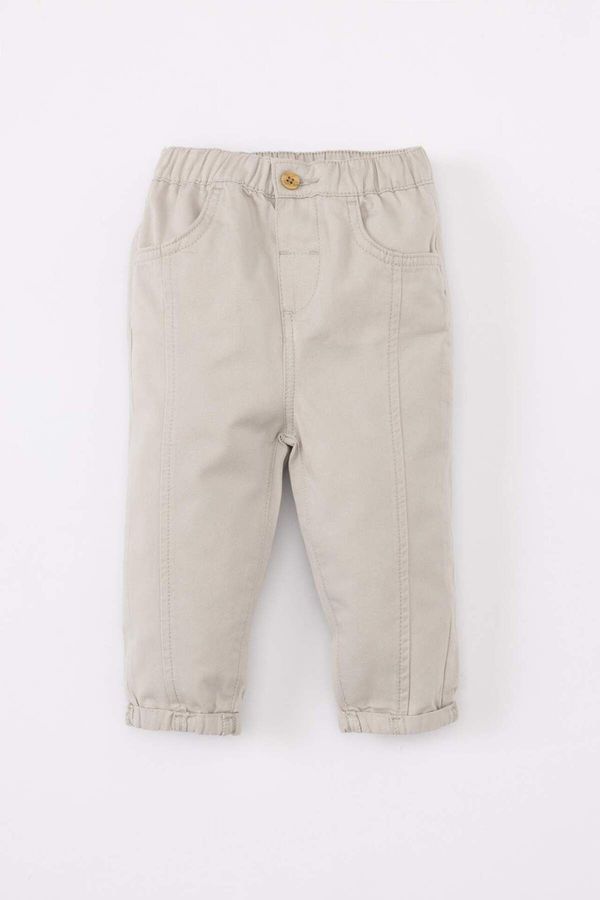 DEFACTO DEFACTO Baby Boy Straight Leg Gabardine Trousers