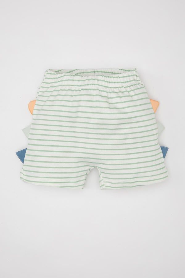 DEFACTO DEFACTO Baby Boy Striped Ribbed Shorts