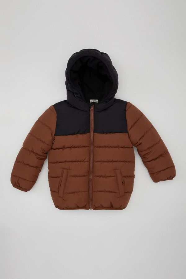 DEFACTO DEFACTO Baby Boy Waterproof Fleece Lined Coat