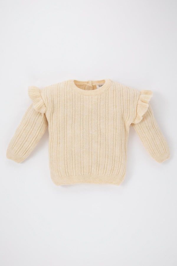 DEFACTO DEFACTO Baby Girl Crew Neck Sweater