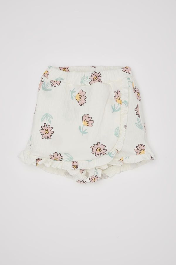 DEFACTO DEFACTO Baby Girl Floral Shorts Skirt