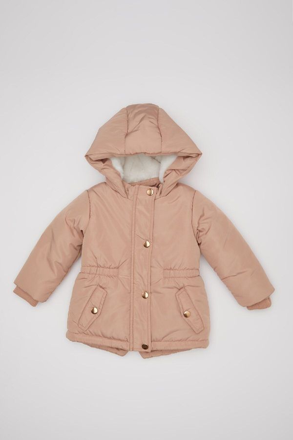 DEFACTO DEFACTO Baby Girl Hooded Waterproof Coat