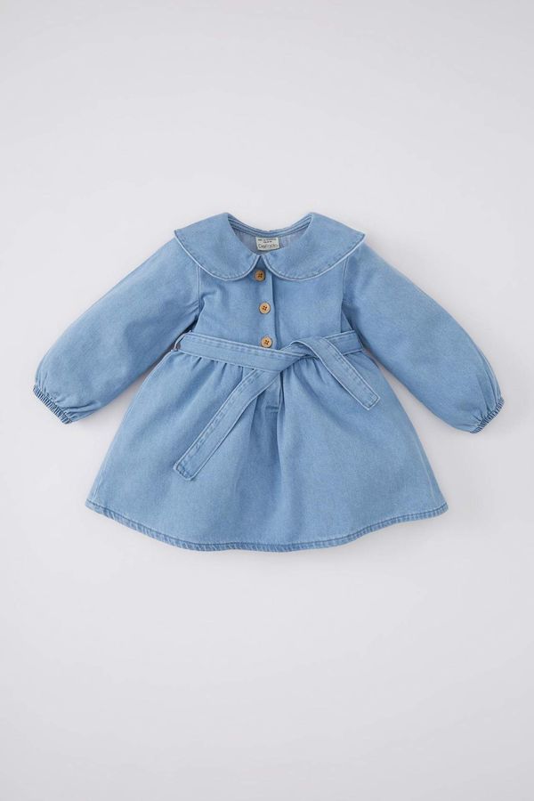 DEFACTO DEFACTO Baby Girl Long Sleeve Jean Dress