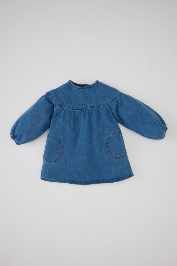 DEFACTO DEFACTO Baby Girl Long Sleeve Jean Dress