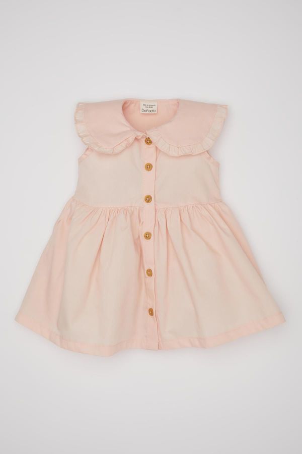 DEFACTO DEFACTO Baby Girl Sleeveless Poplin Dress