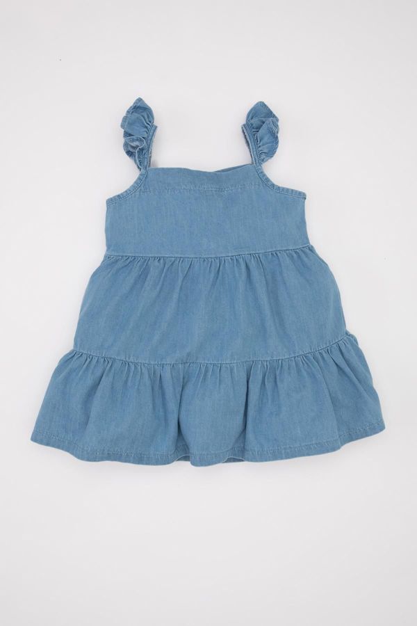 DEFACTO DEFACTO Baby Girl Strappy Jean Dress