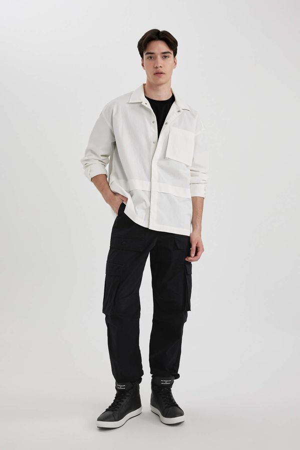 DEFACTO DEFACTO Baggy Fit Regular Hem With Cargo Pocket Trousers