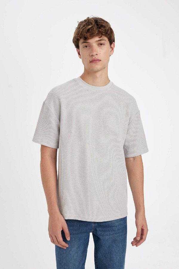 DEFACTO DEFACTO Boxy Fit Crew Neck Short Sleeve T-Shirt